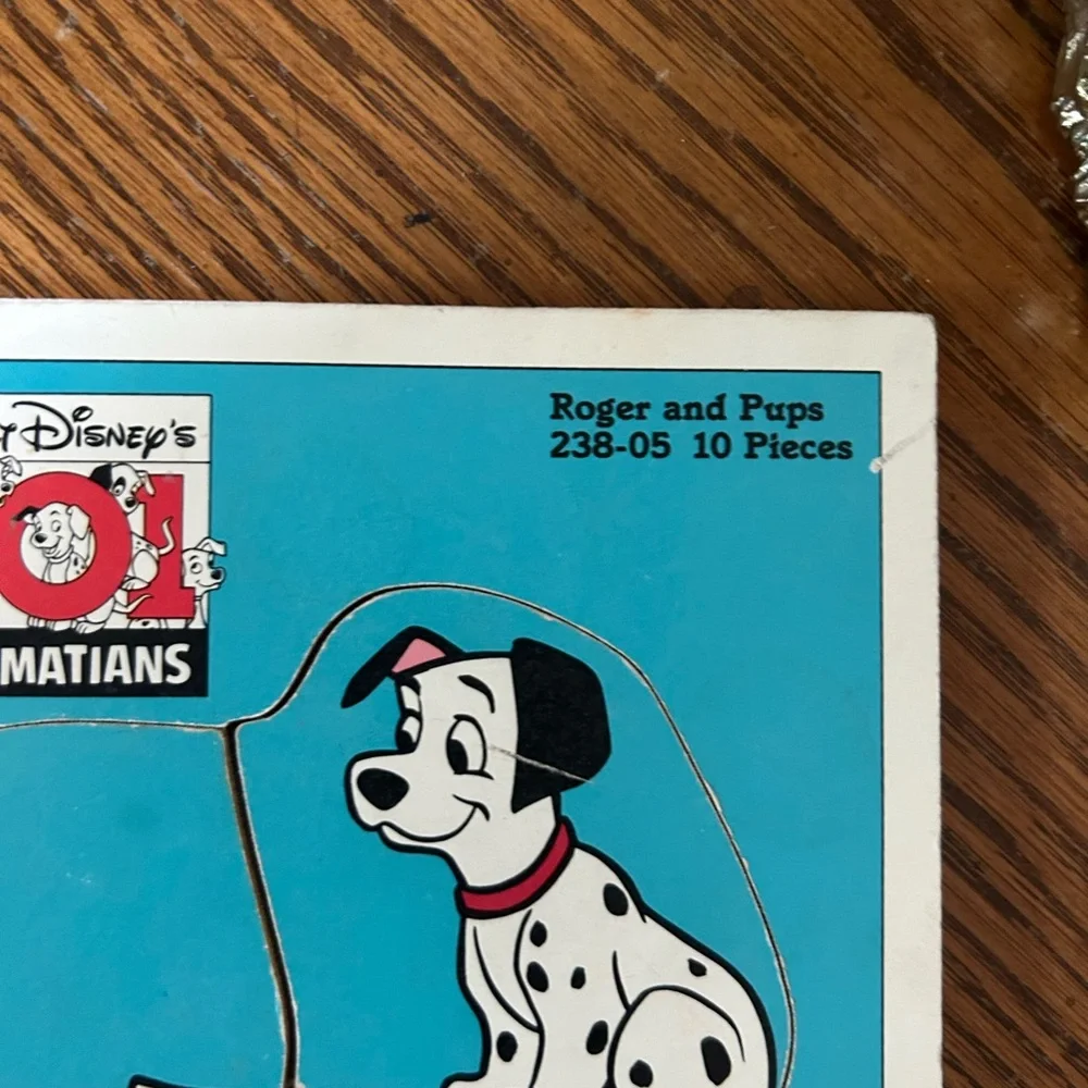 Vintage PLAYSKOOL 101 Dalmatians Wooden Puzzle